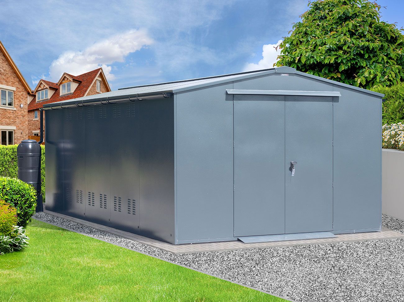 Cycle Workshop & Garage 10ft 2" x 17ft 6" - Police Preferred Specification