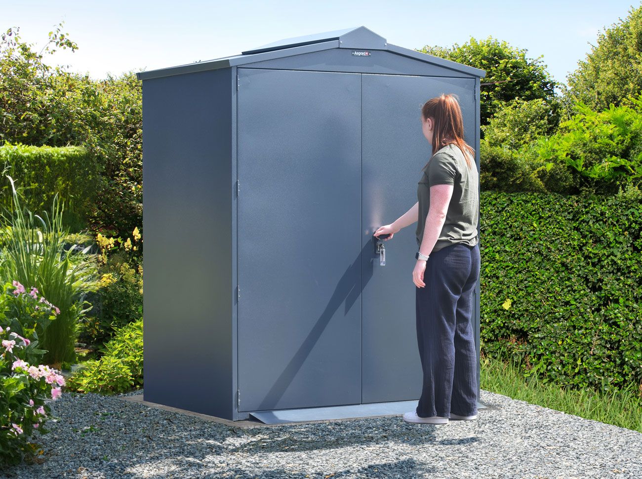 5x4 Metal Shed (The Saracen) - Police Preferred Specification