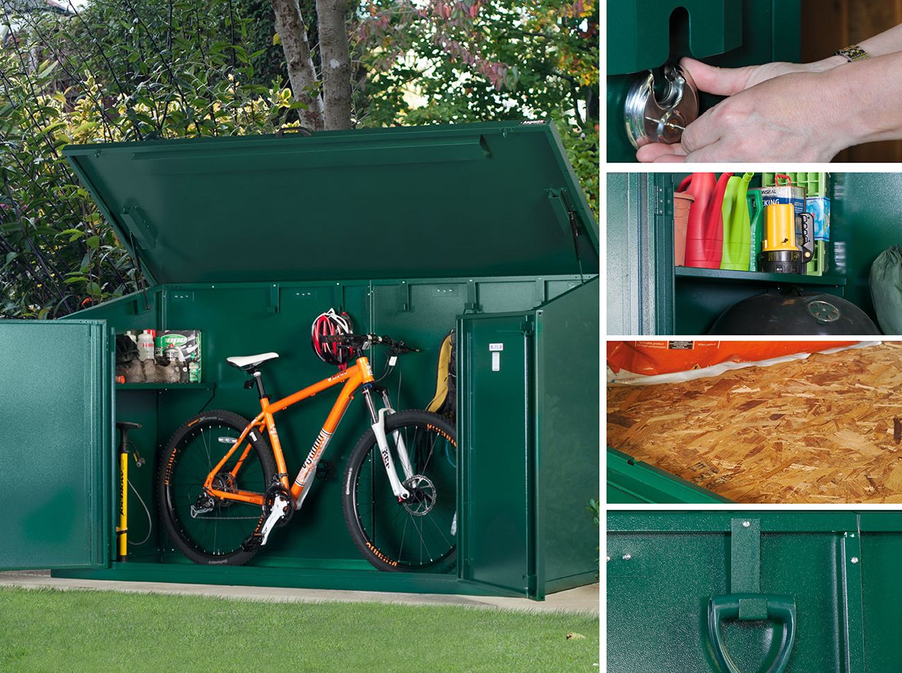 Metal Bike Shed Complete Pack