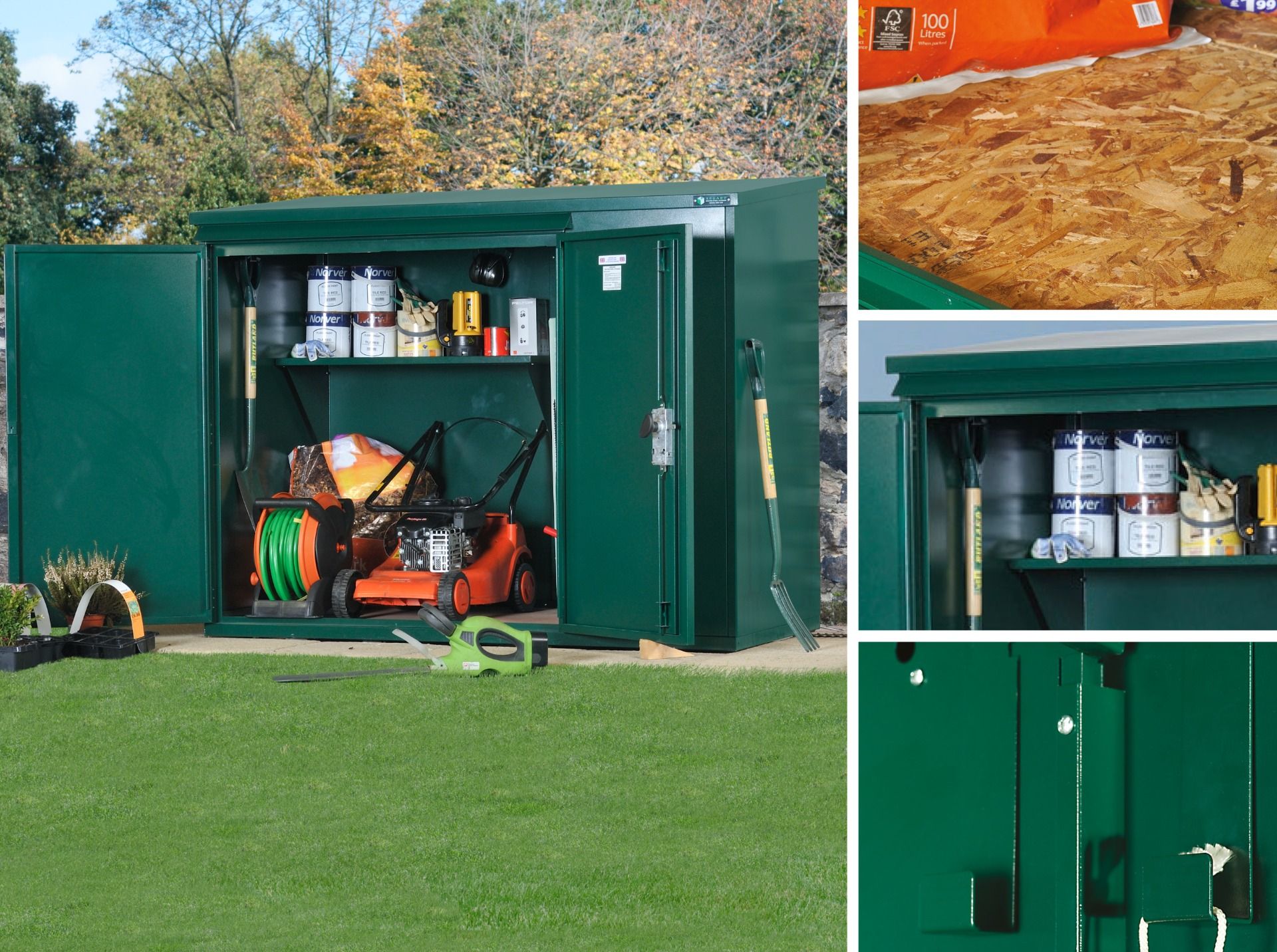 6x3 Metal Shed (The Addition) - 3 Point Locking - Bundle Deal