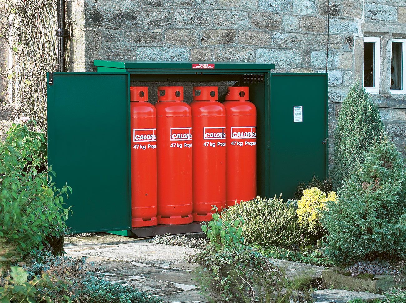 Gas Bottle Storage x4 (47kg bottles)