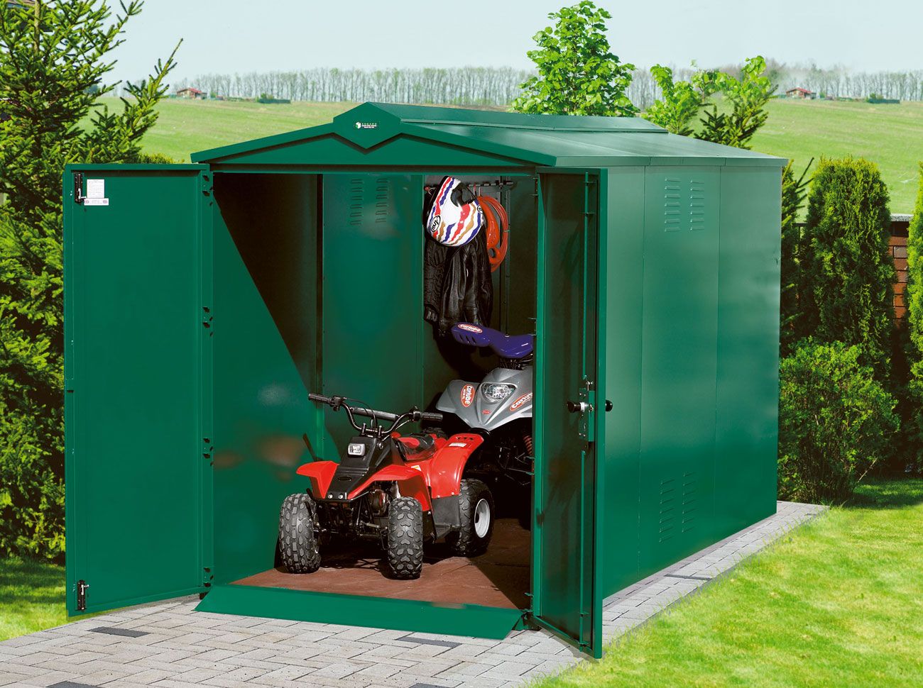 Quad Bike & ATV Storage Garage - Police Preferred Specification