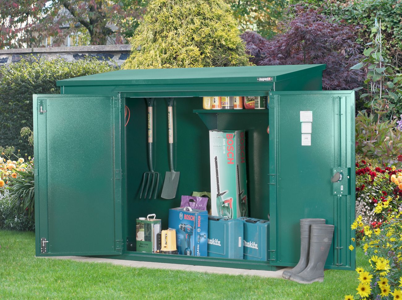 6x3 Metal Shed (The Annexe) - Police Preferred Specification