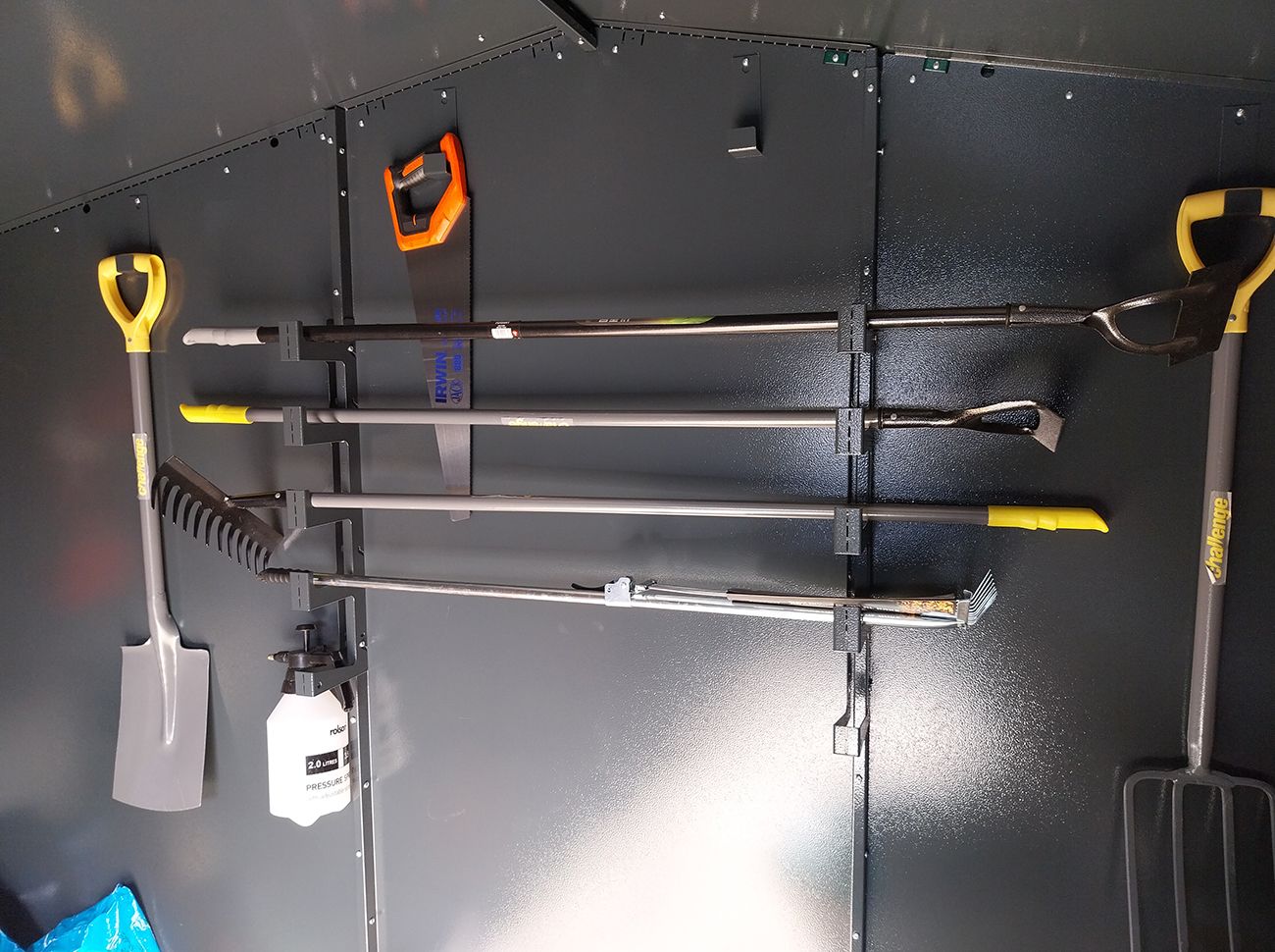 Heavy Duty Ladder & Tool Rack X2