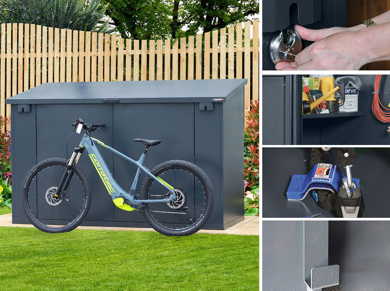 Maxess E Pro Bike Storage Security Bundle
