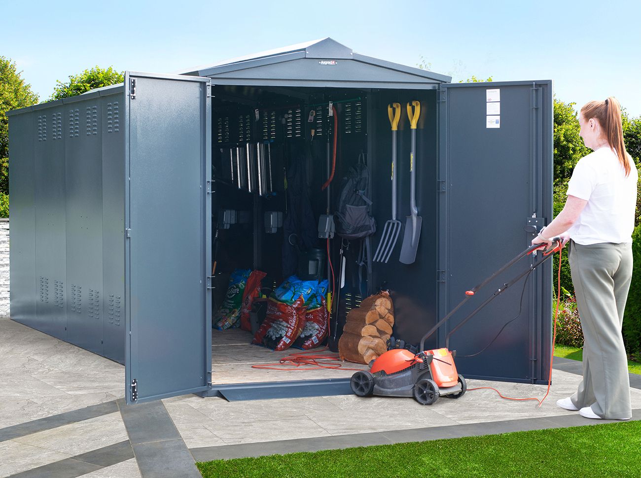 5x18 Metal Shed (The Centurion P3) - Police Preferred Specification