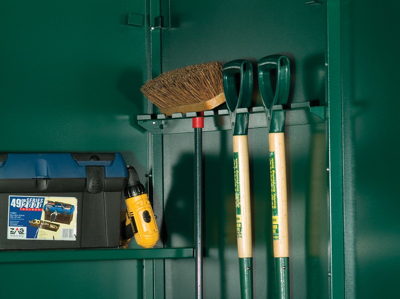 Universal Metal Shed Tool Rail