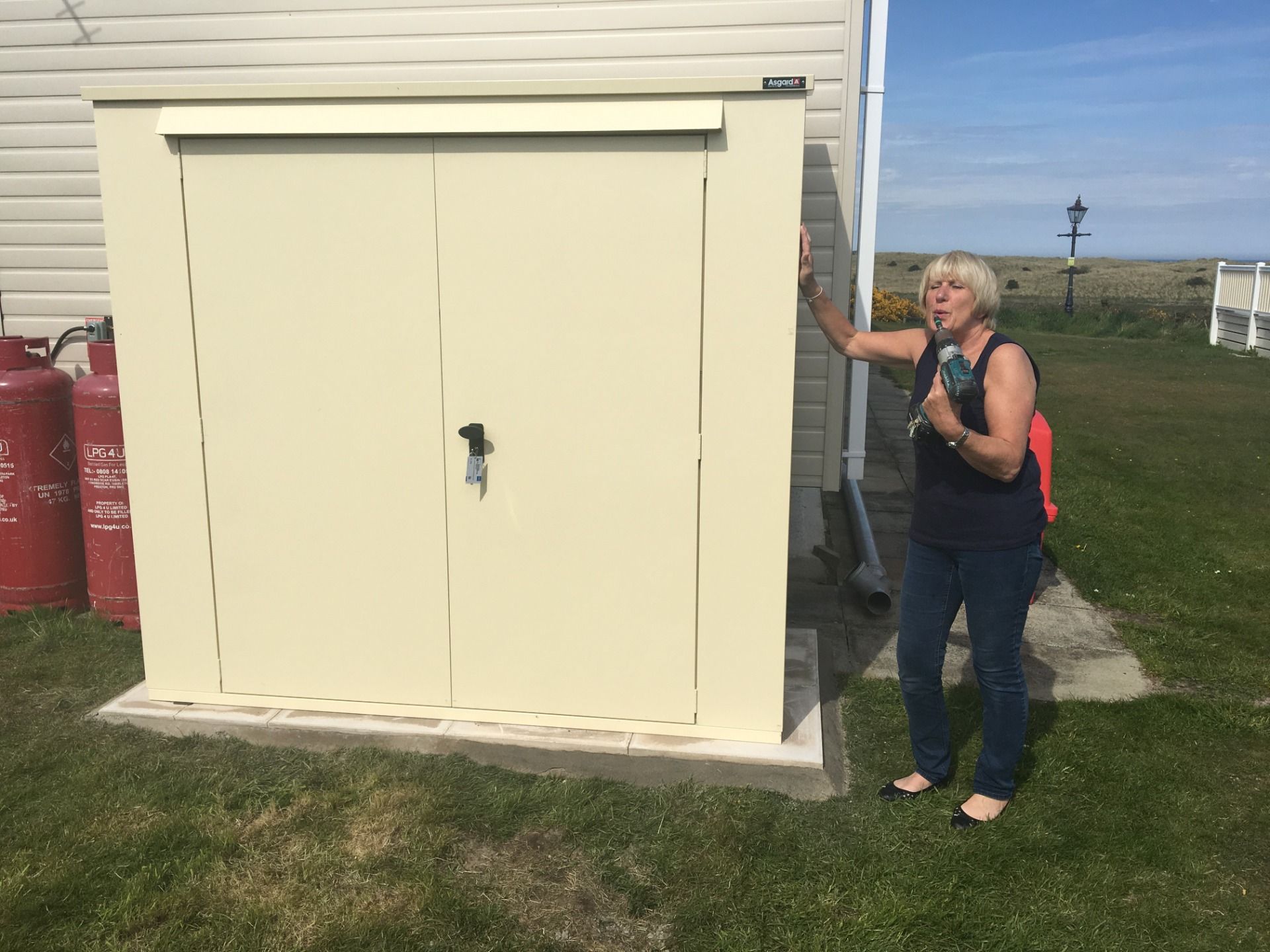 7x3 Metal Caravan Storage (Trojan Plus) - 5 Point Locking