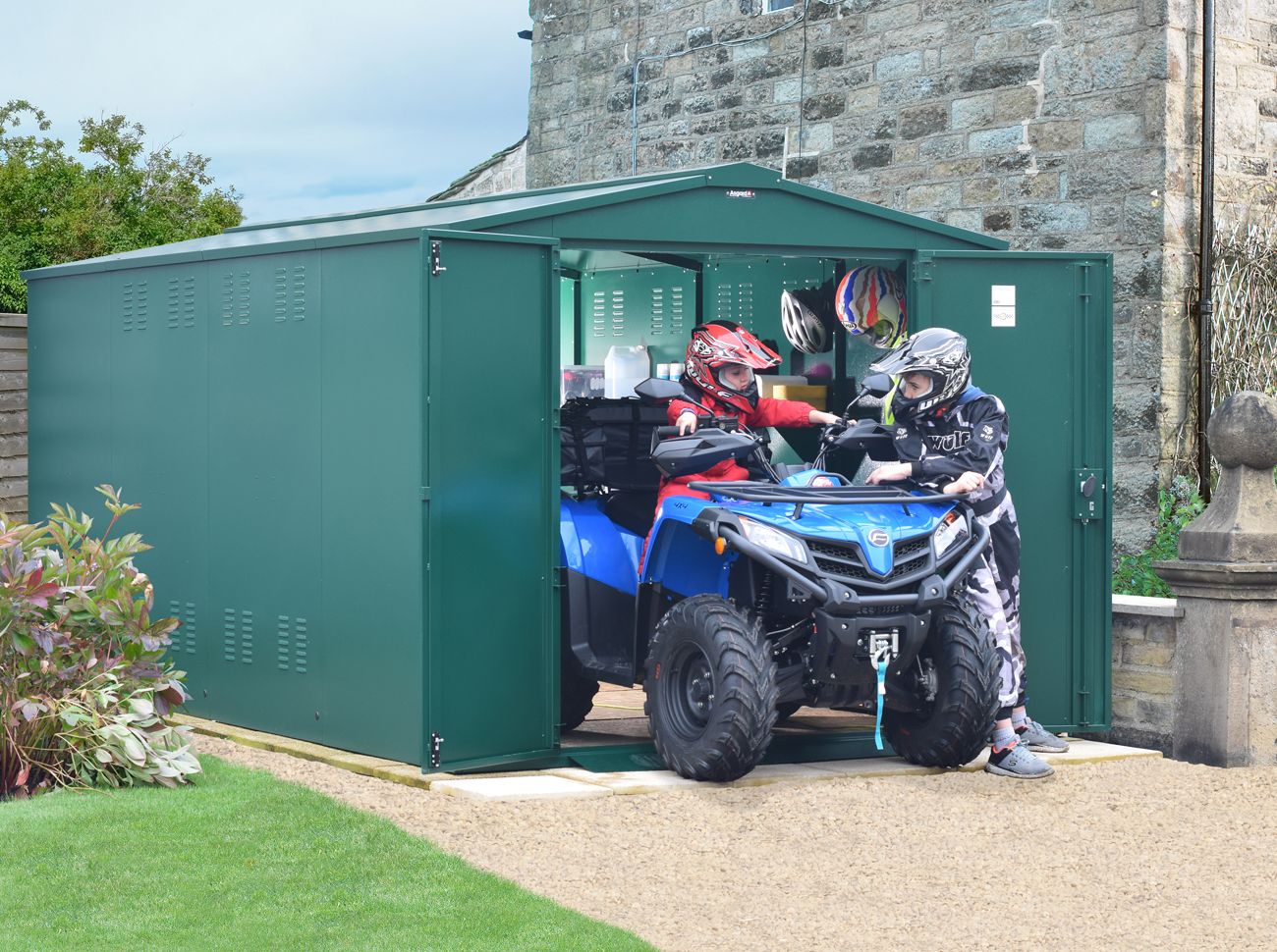 Quad Bike & ATV Storage Garage P1 - Police Preferred Specification