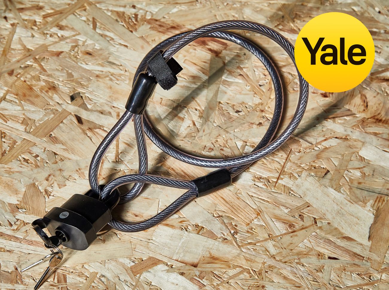 Yale Weatherproof Padlock & Standard Security Cable 