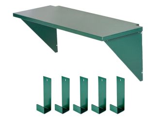 5 x Hooks & 1 x Shelf