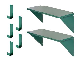 2 Shelves & 5 Hooks