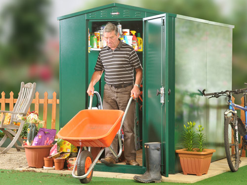 Metal garden storage 